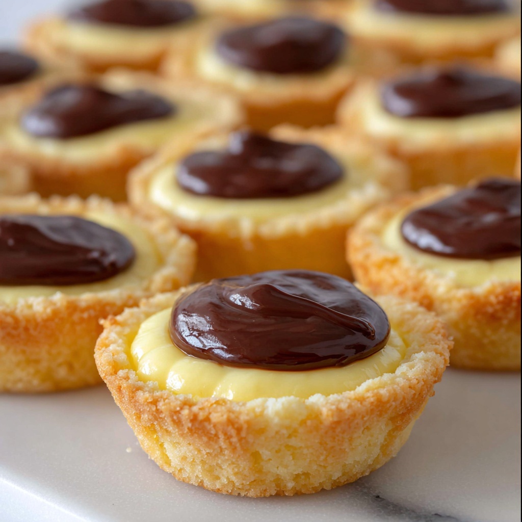 Mini Boston Cream Pie Cookies Recipe - Recipe Image