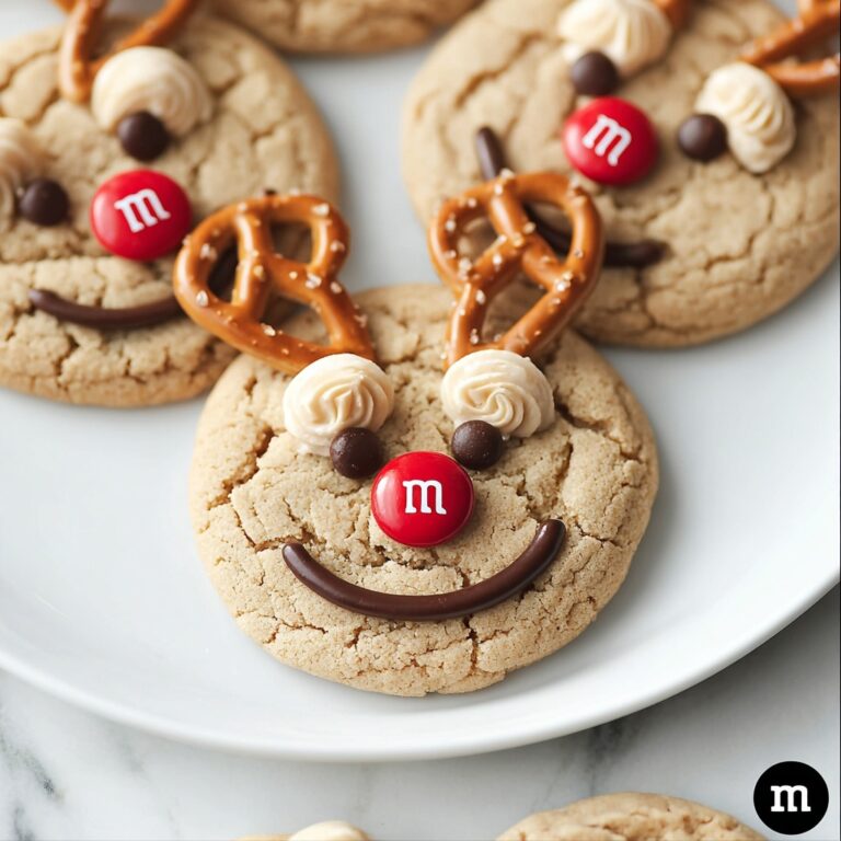 Rudolph Peanut Butter Cookies Recipe