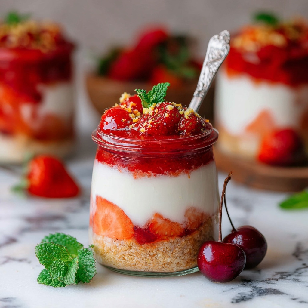 Mini Cheesecakes (Cheesecake Jars!) Recipe - Recipe Image