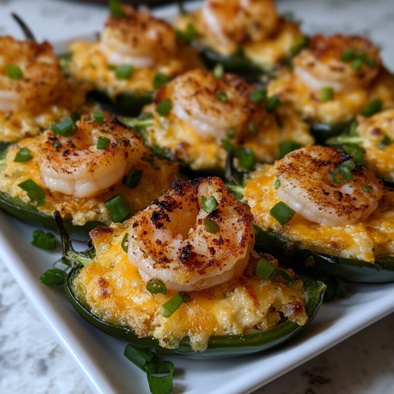Fiery Cajun Shrimp Stuffed Jalapeños Recipe