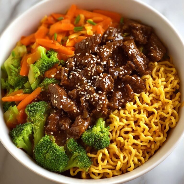 Mongolian Beef Stir-Fry with Ramen Recipe