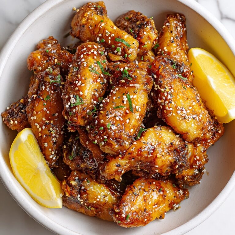Honey Lemon Pepper Wings Recipe