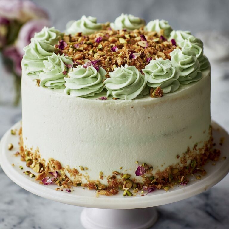Vanilla Bean Pistachio Cake Recipe