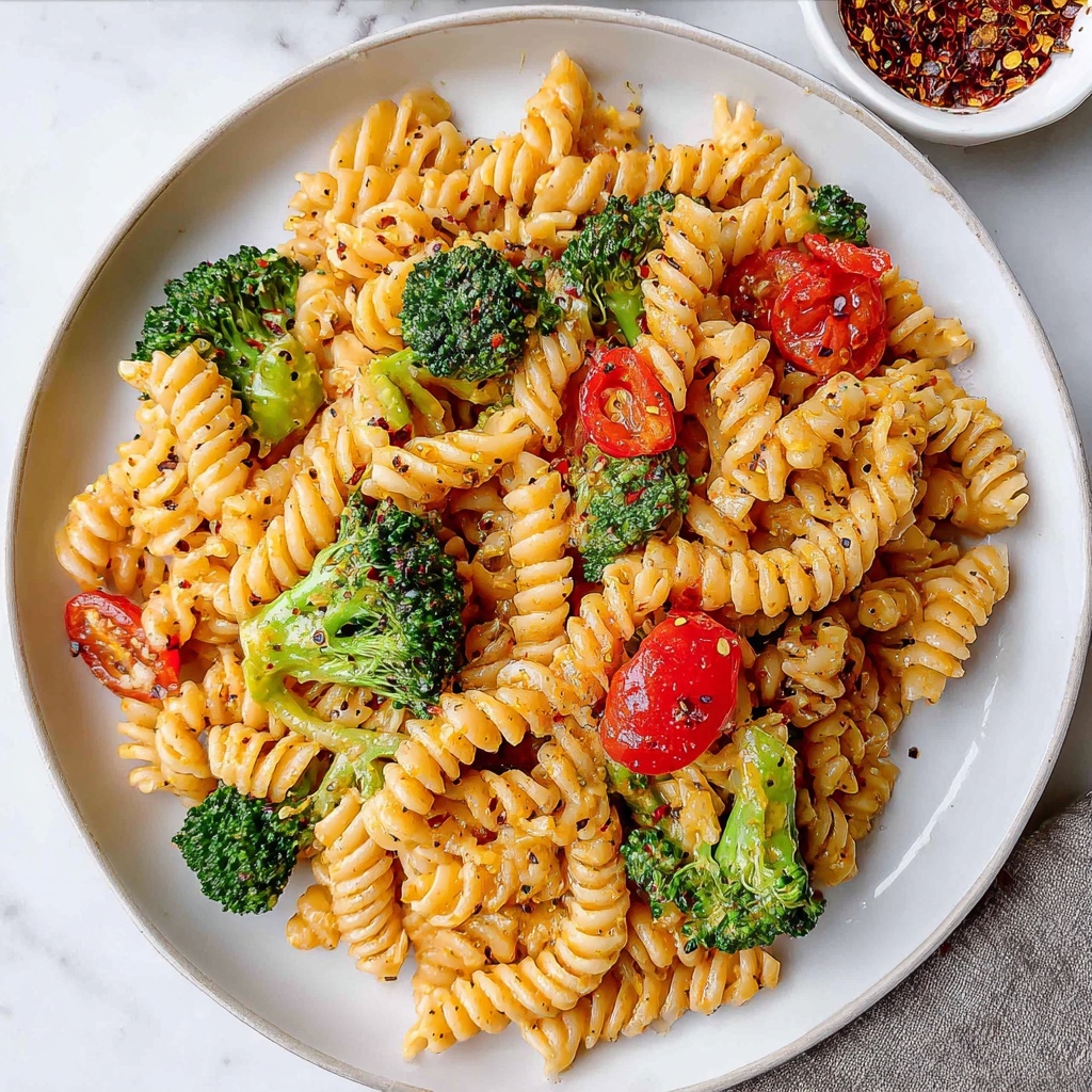 Creamy Tomato Pasta with Broccoli Recipe - Recipe Image