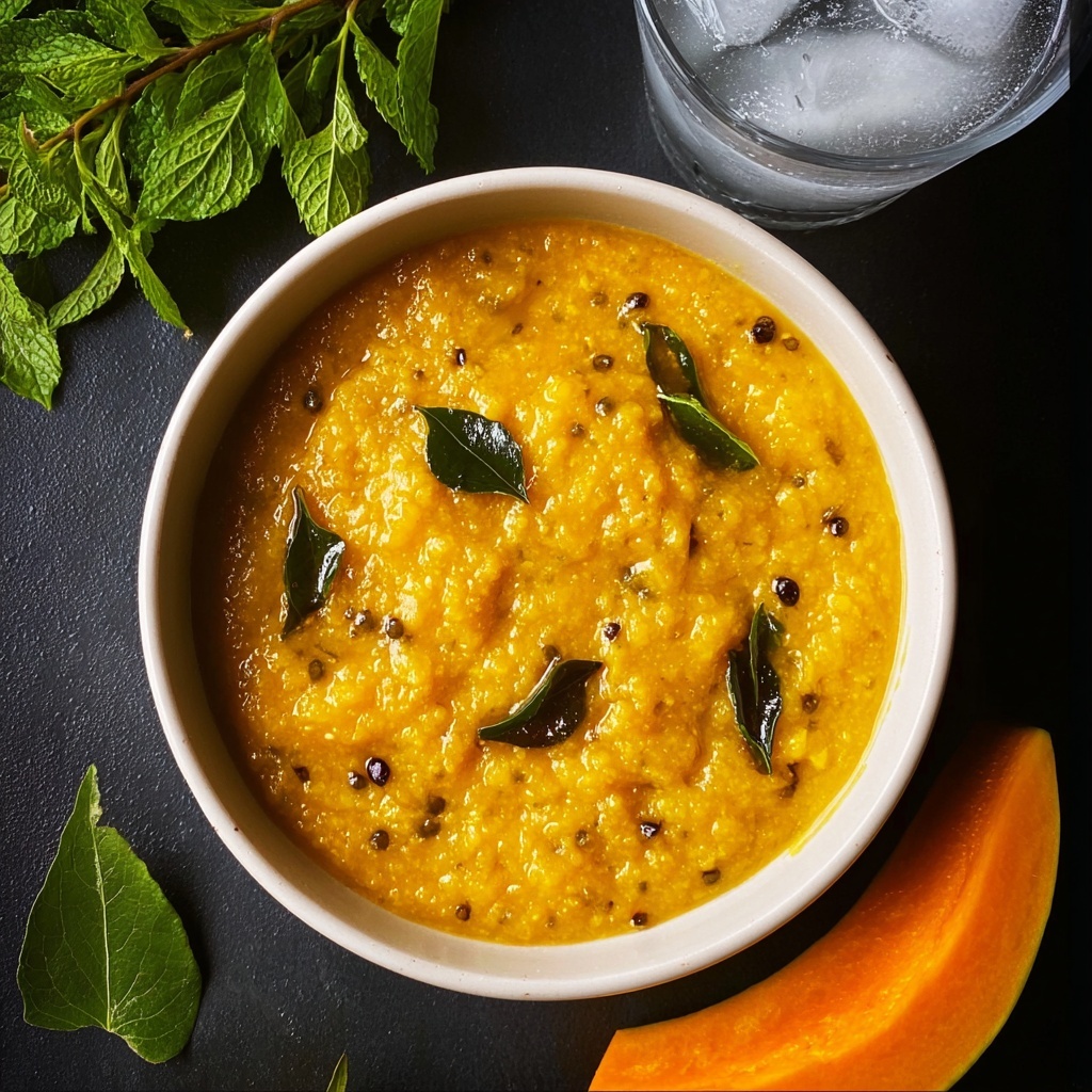 Pumpkin Erissery | Mathanga Erissery | Pumpkin in Spiced Coconut Sauce Recipe - Recipe Image