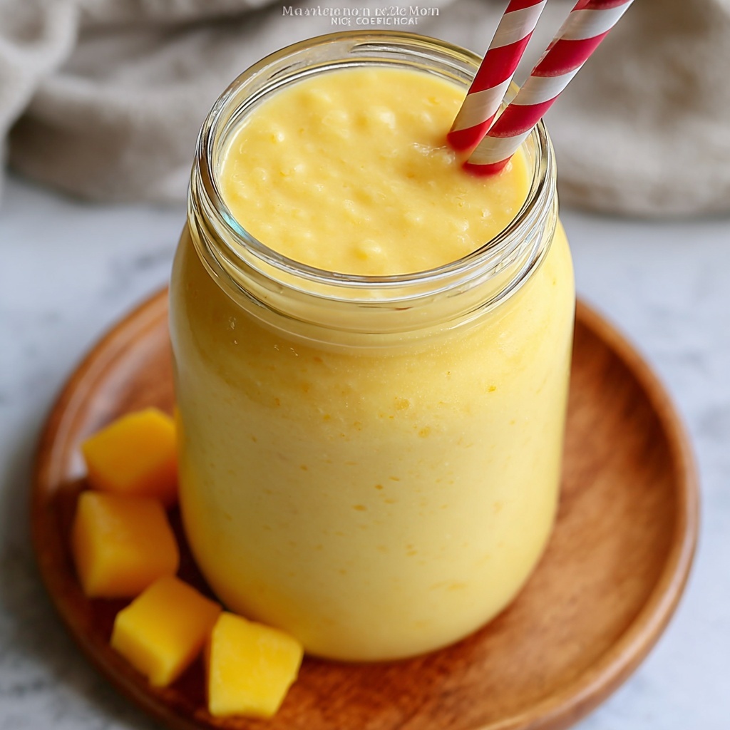 Mango Pineapple Smoothie Recipe - Recipe Image