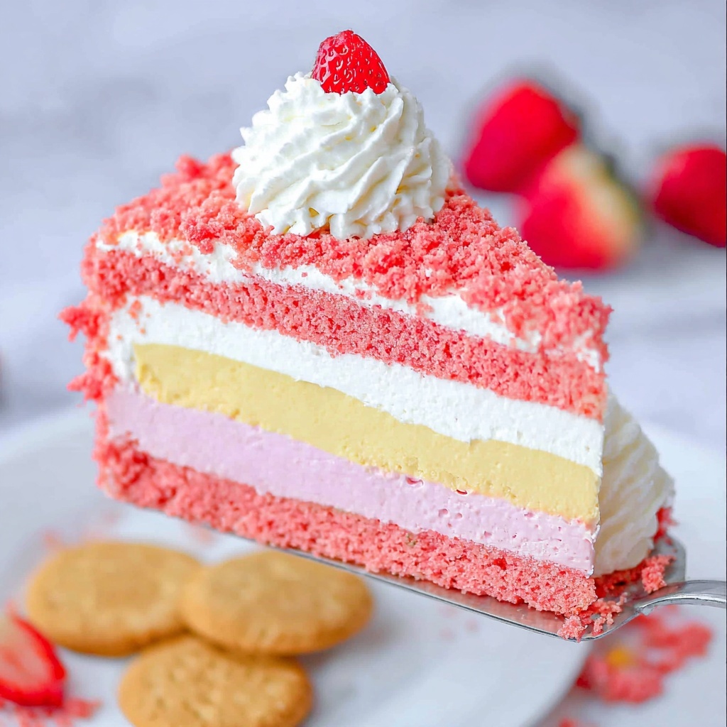 Strawberry Crunch Cheesecake Recipe - Recipe Image