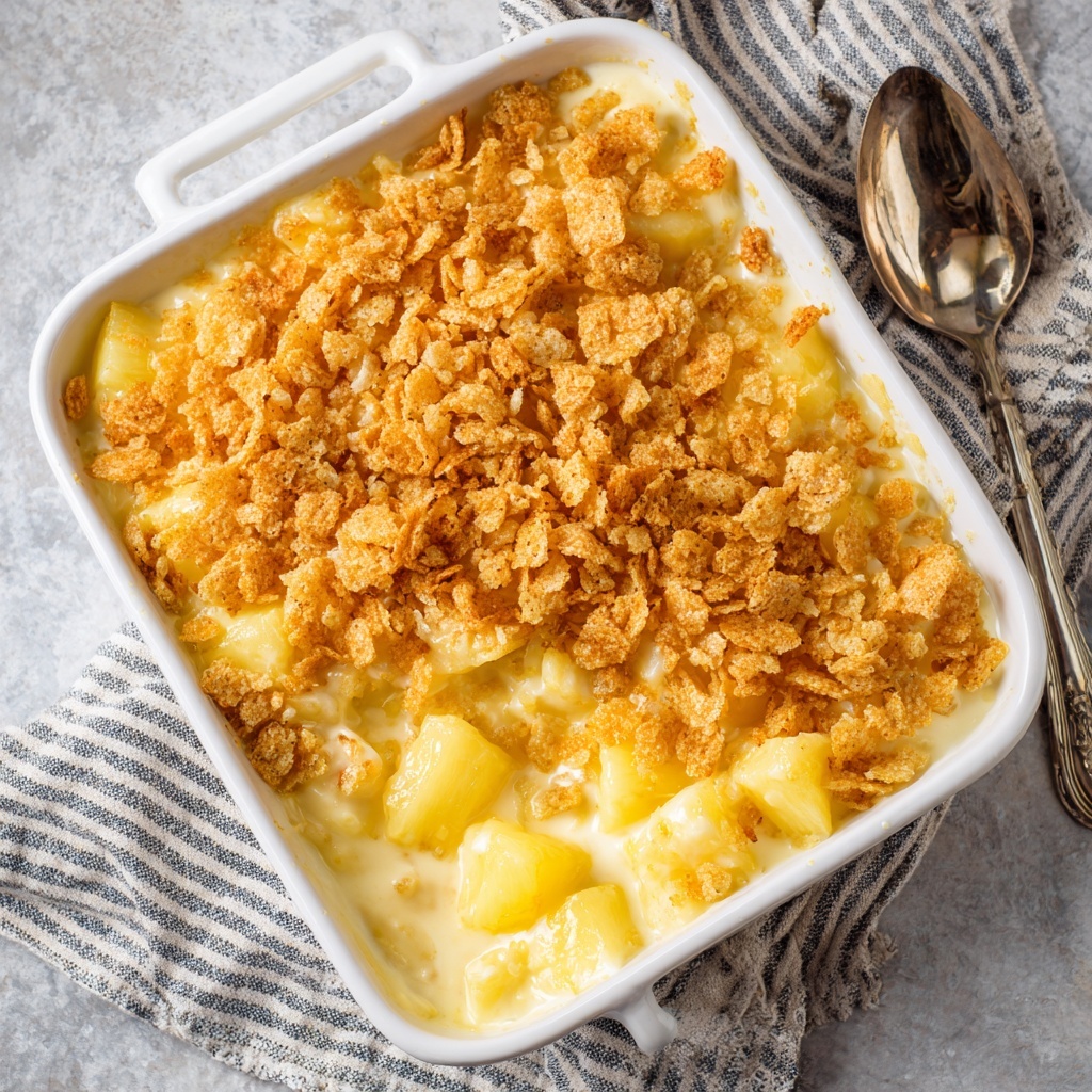 Pineapple Casserole Recipe - Recipe Image