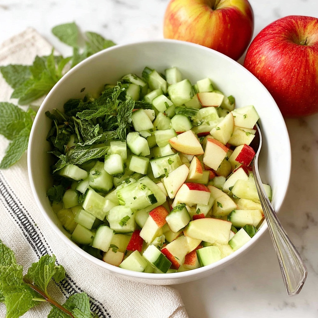 Cucumber Apple with Egg Salad Recipe - Recipe Image