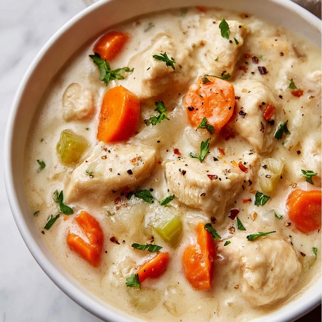 Leftover Turkey and Stuffing Dumpling Soup Recipe - Recipe Image