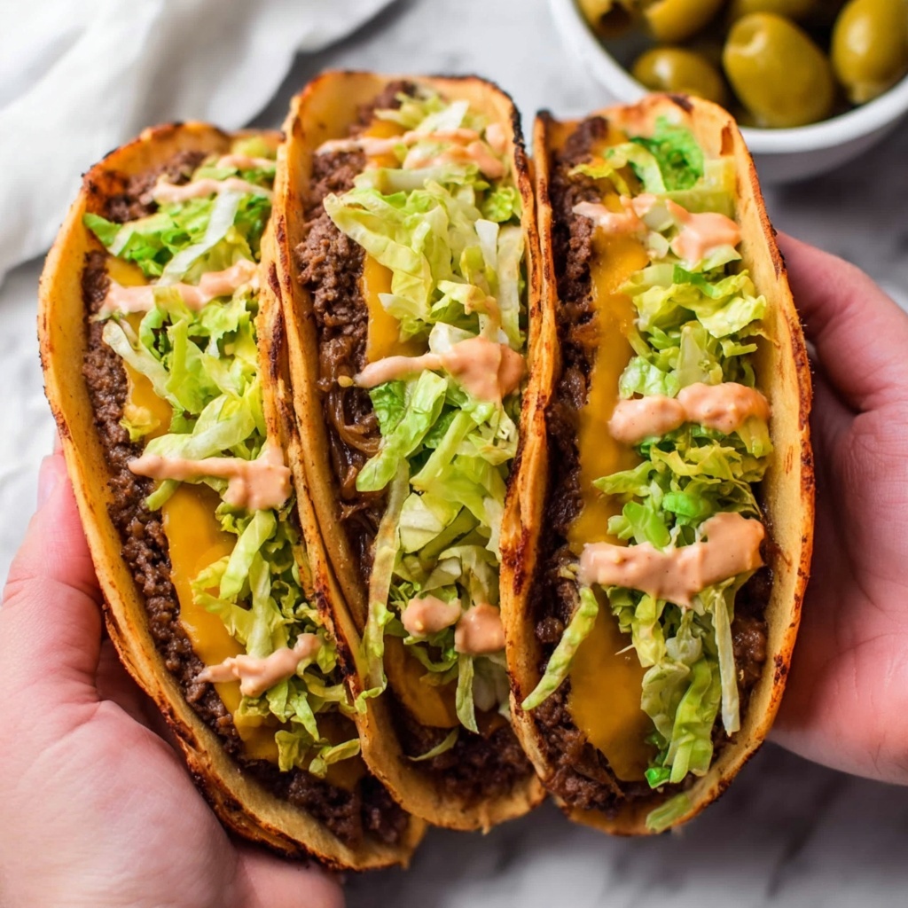 Big Mac Smash Burger Tacos Recipe - Recipe Image