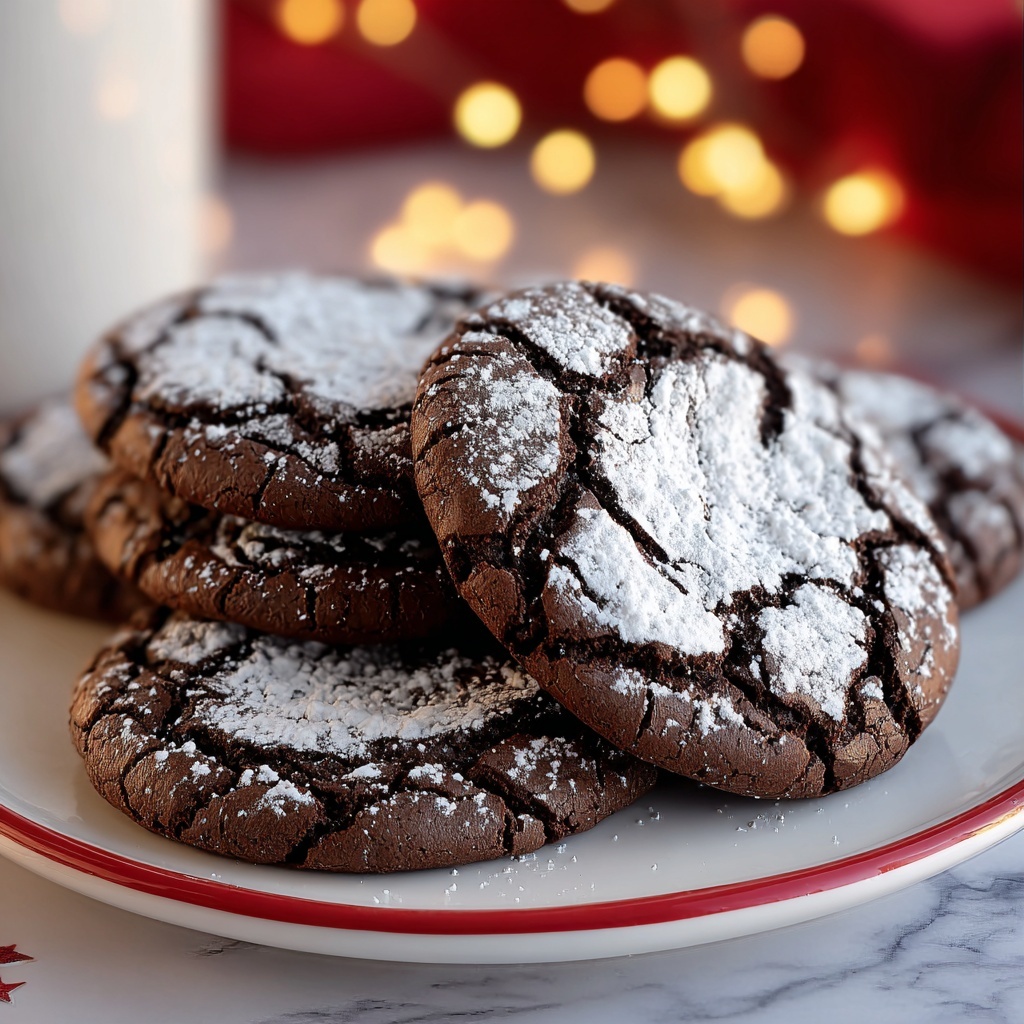 Soft Chocolate Sugar Cookies Recipe - Recipe Image