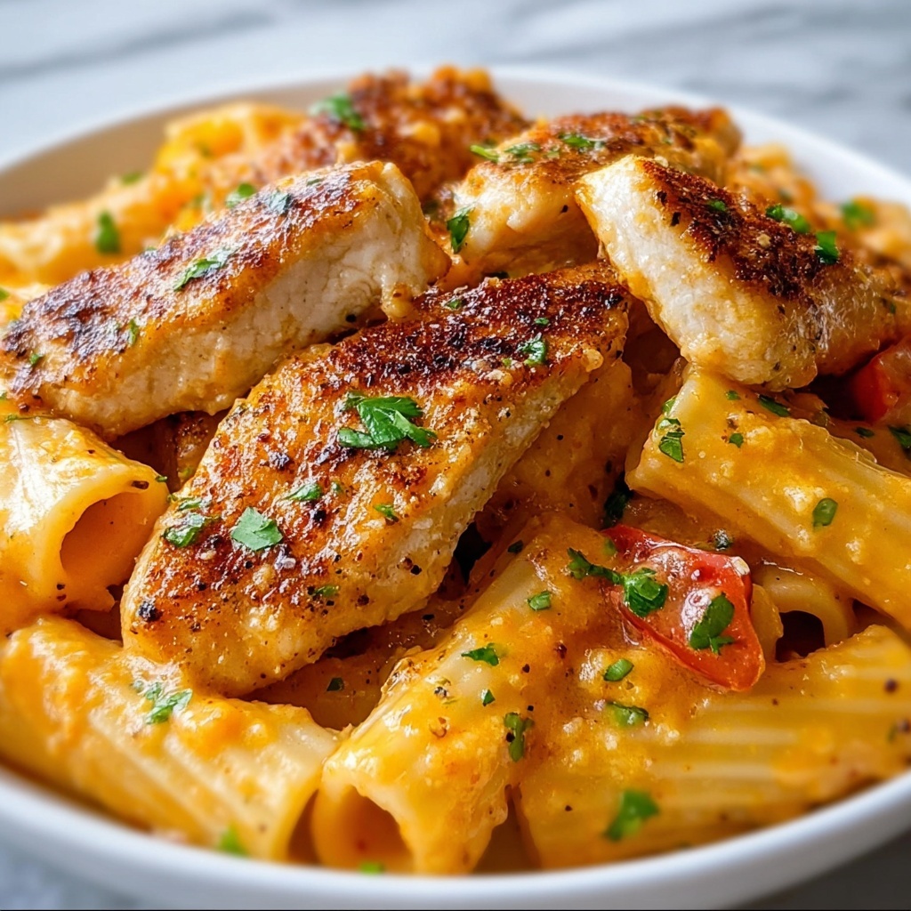 Spicy Creamy Cajun Chicken Pasta Recipe - Recipe Image