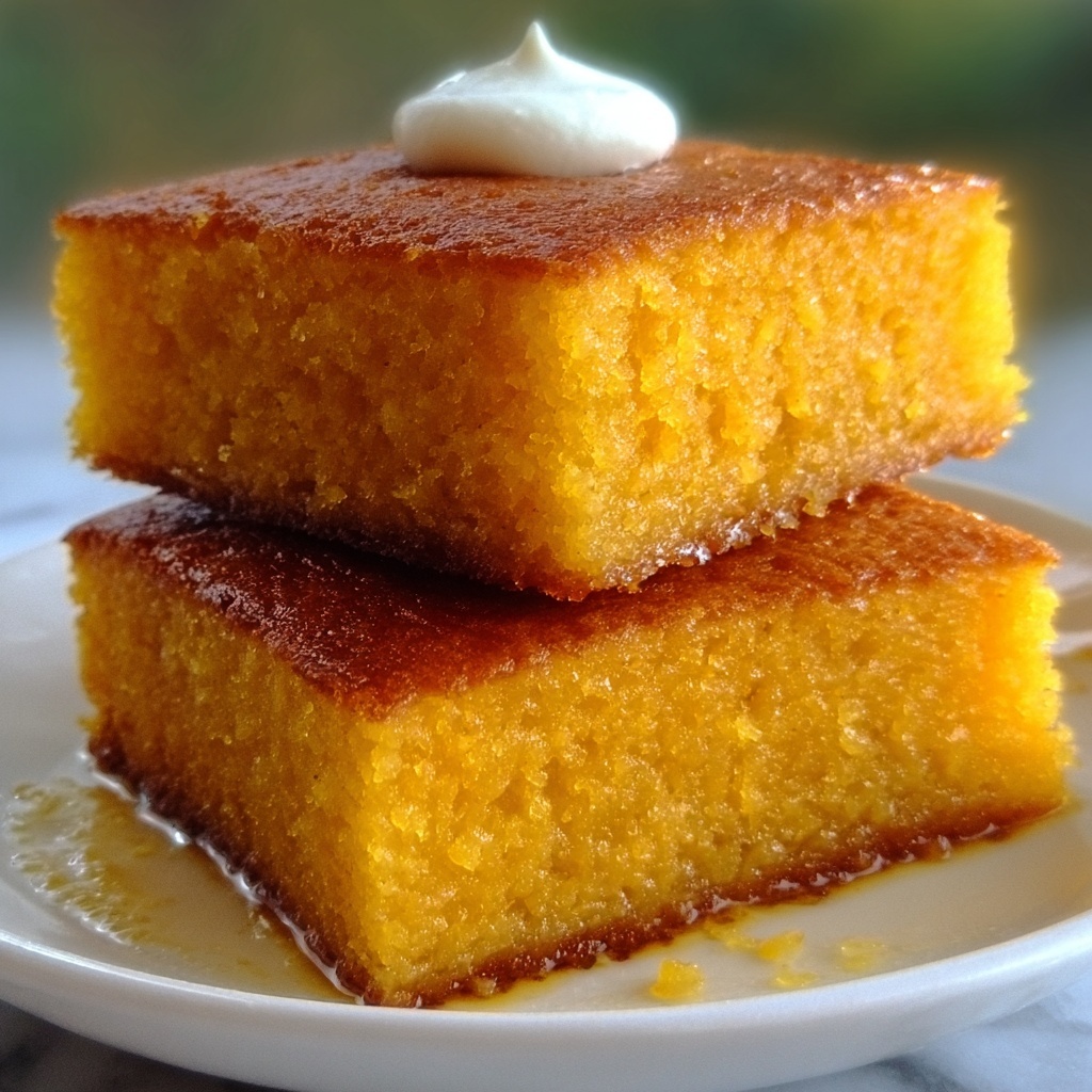 Cinnamon Honey Butter Sweet Potato Cornbread Recipe - Recipe Image