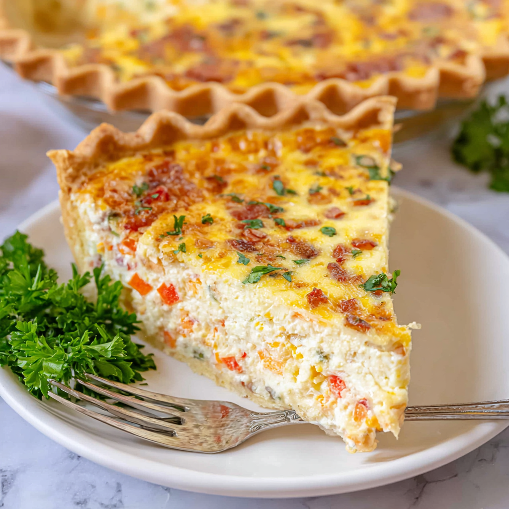 Kentucky Hot Brown Quiche Recipe - Recipe Image