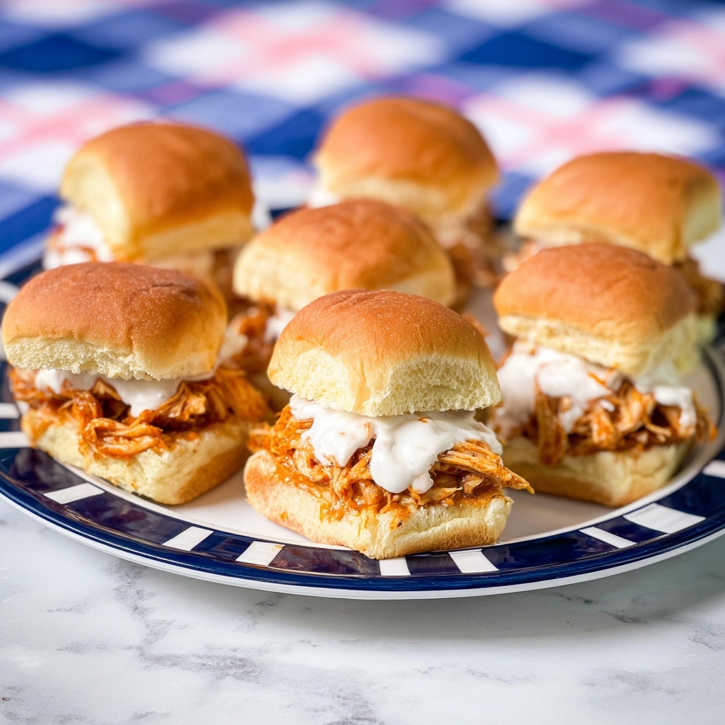 Slow Cooker Buffalo Chicken Sliders Recipe - Recipe Image