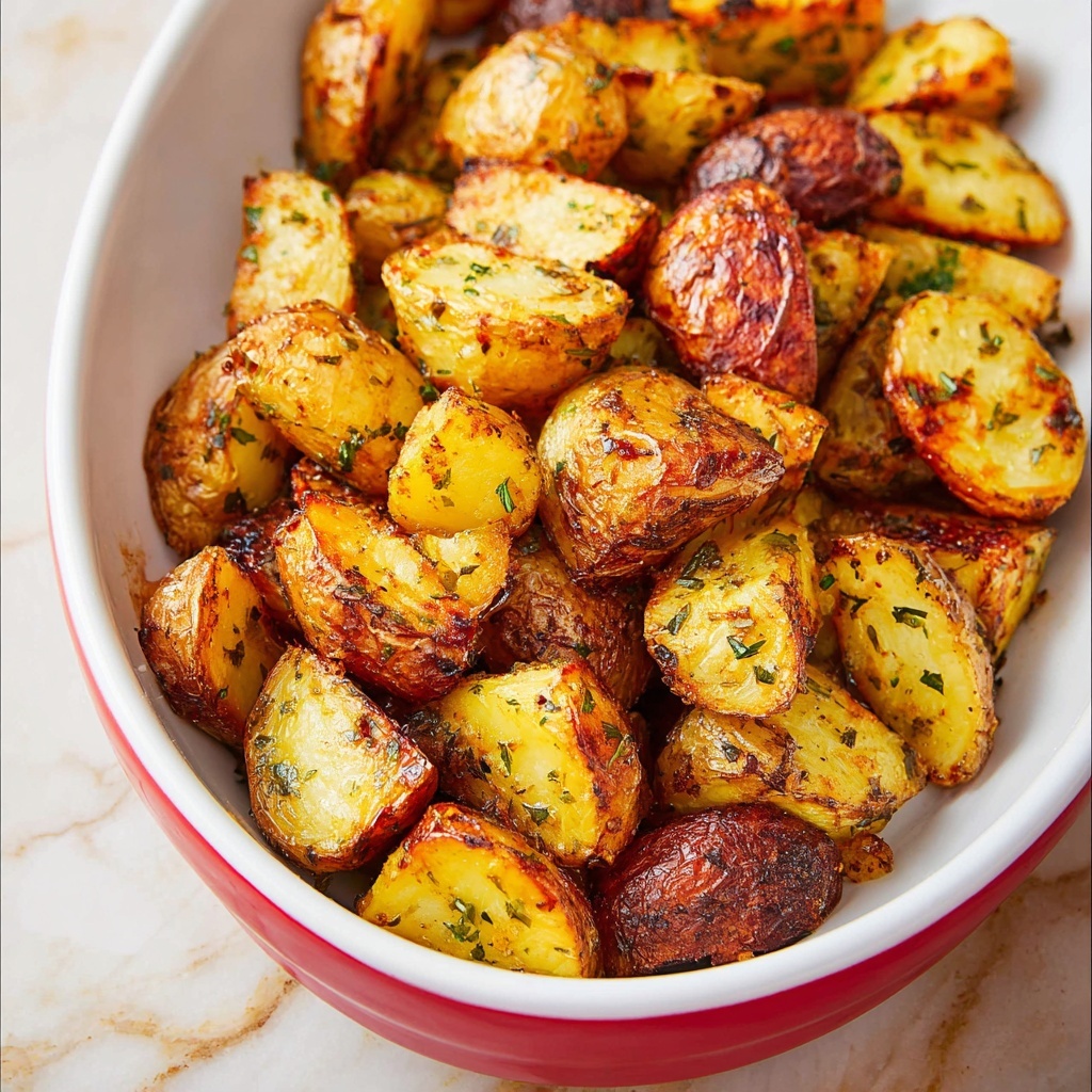 Savory Roasted Red Potatoes Recipe - Recipe Image