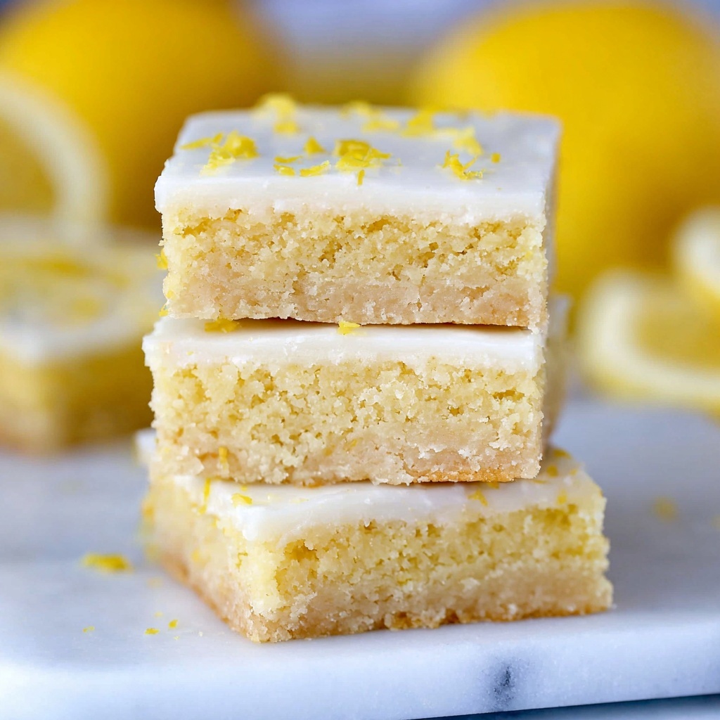 Lemon Brownies Recipe - Recipe Image