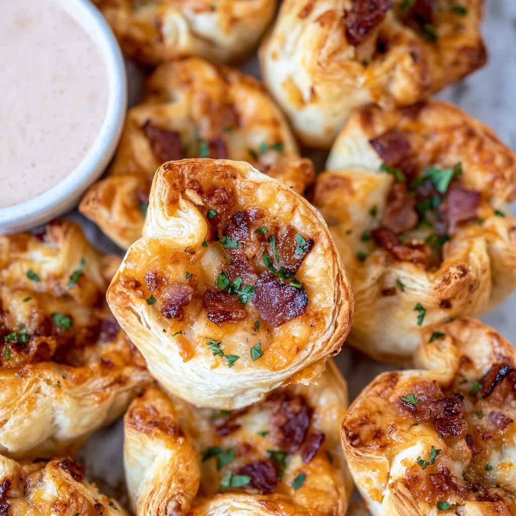 BBQ Chicken Pastry Puffs Recipe - Recipe Image