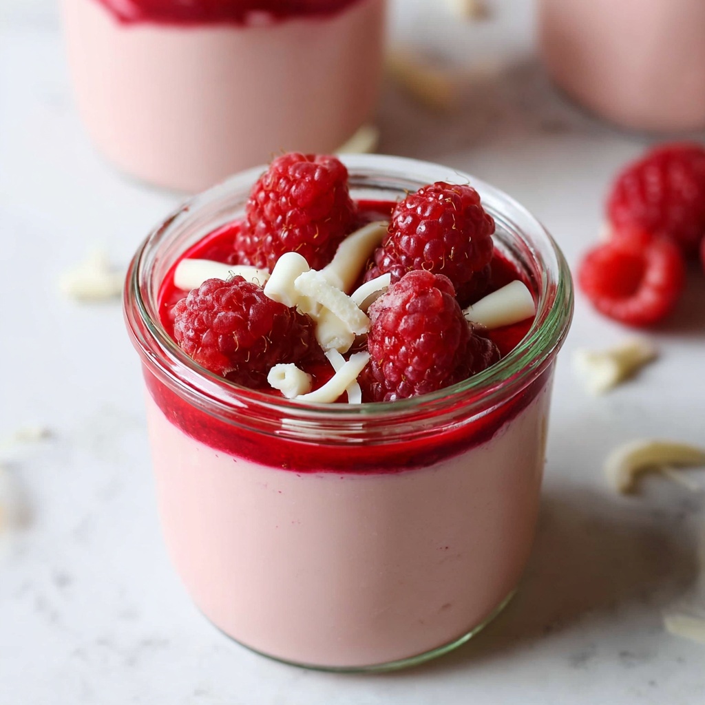 Vegan Raspberry White Chocolate Mousse Recipe - Recipe Image