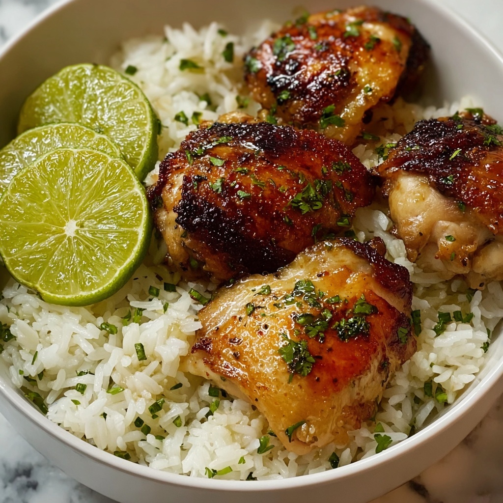Coconut Lime Chicken and Rice Recipe - Recipe Image