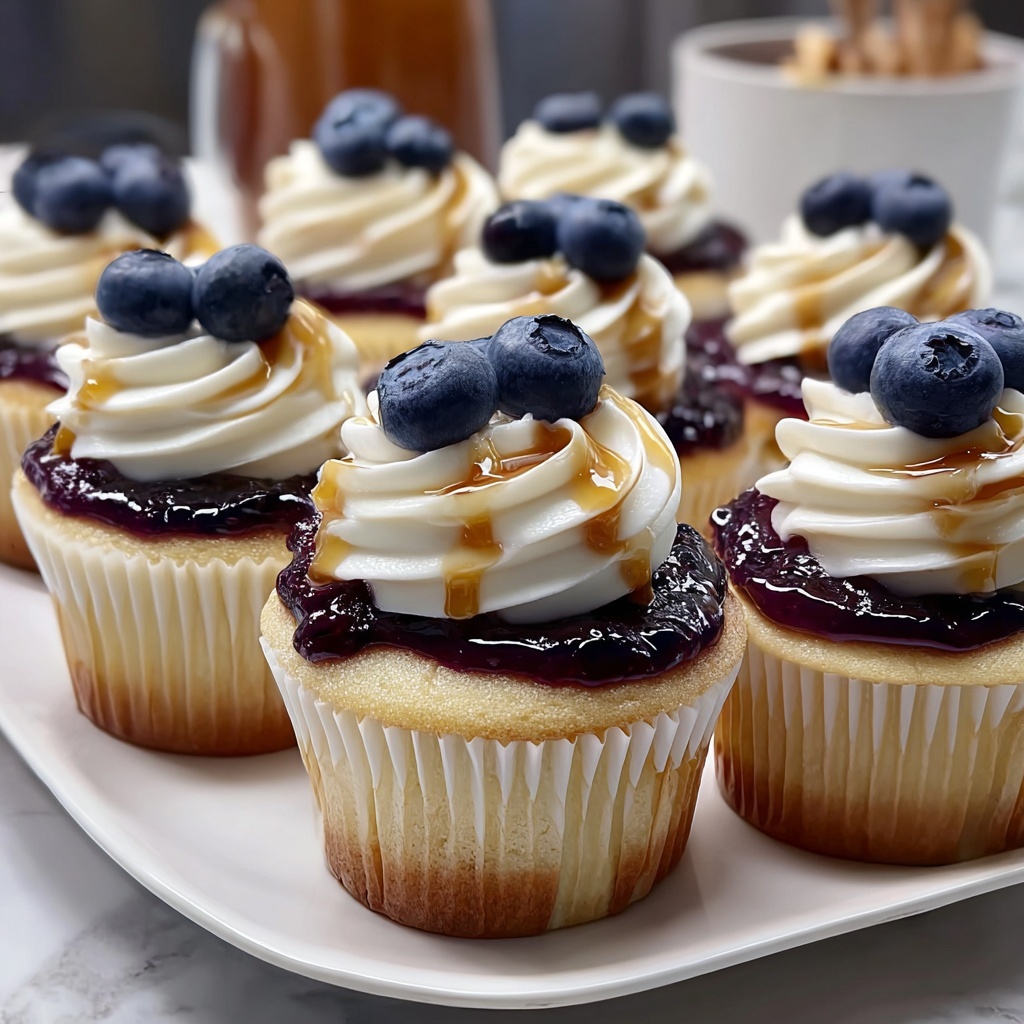 Blueberry Pancake Cupcakes Recipe - Recipe Image
