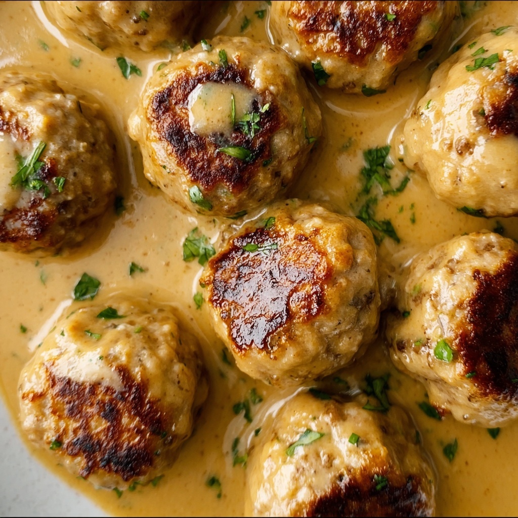 Meatballs in Dijon Gravy Recipe - Recipe Image