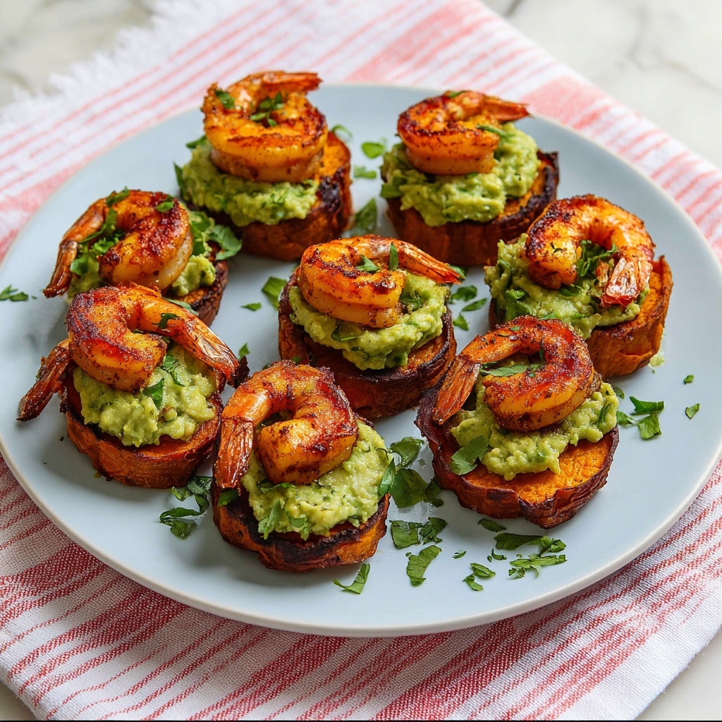 Cajun Shrimp Sweet Potato Bites Recipe - Recipe Image