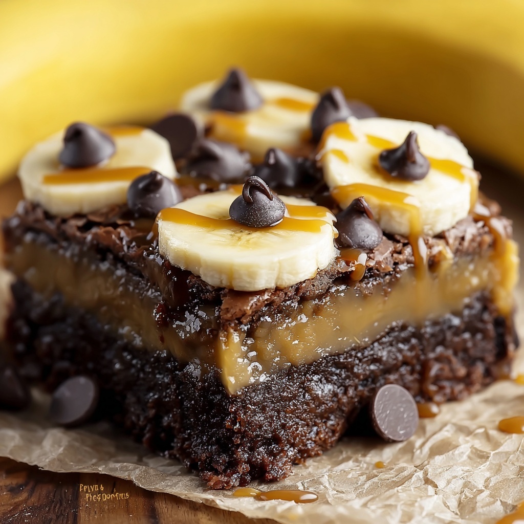 Banana Bread Brownies Recipe - Recipe Image