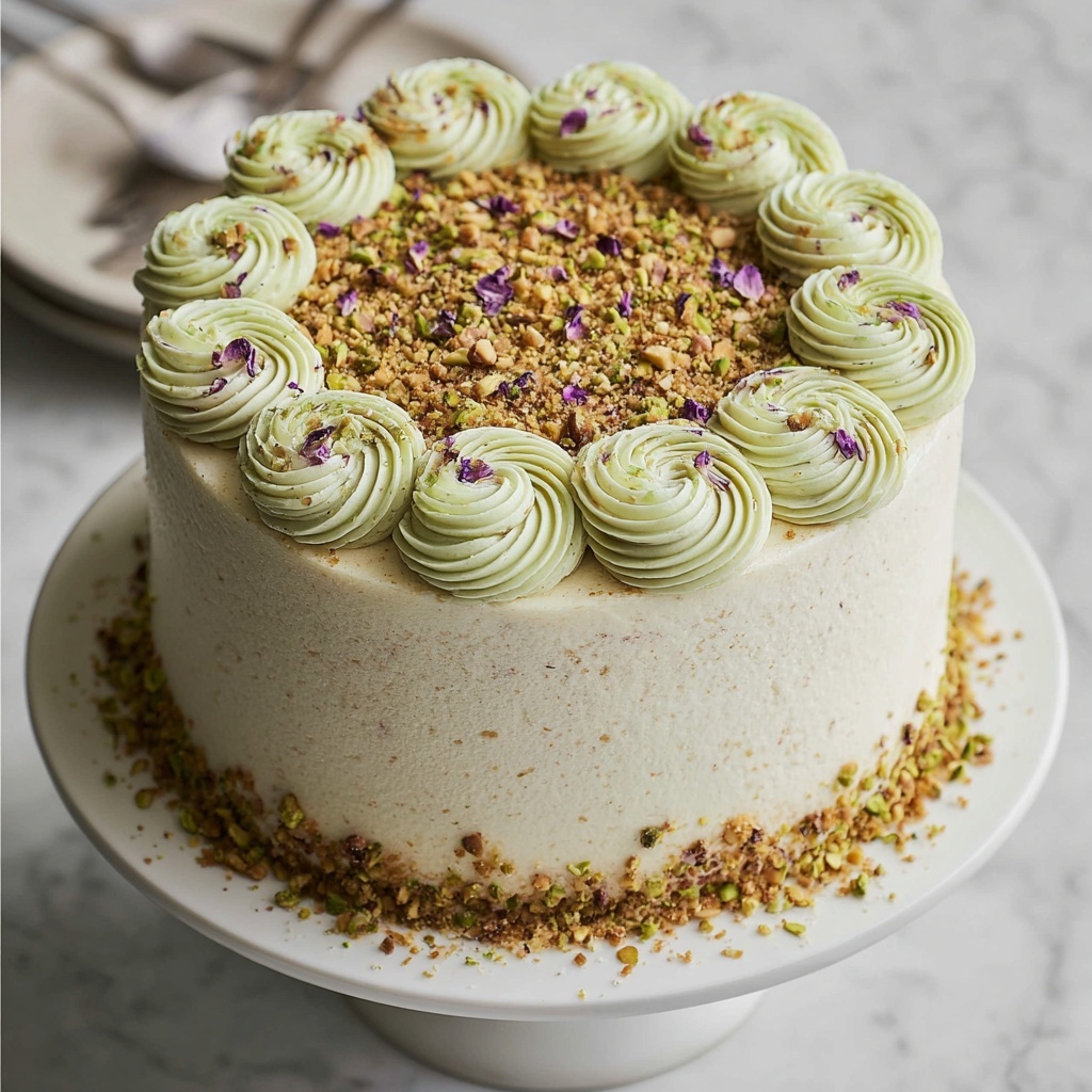 Vanilla Bean Pistachio Cake Recipe - Recipe Image