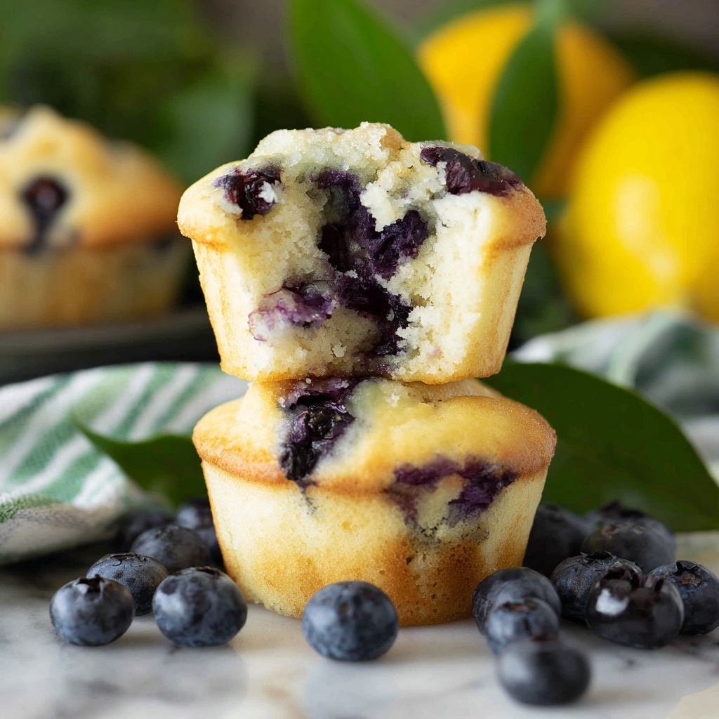 Lemon Blueberry Muffins Recipe - Recipe Image
