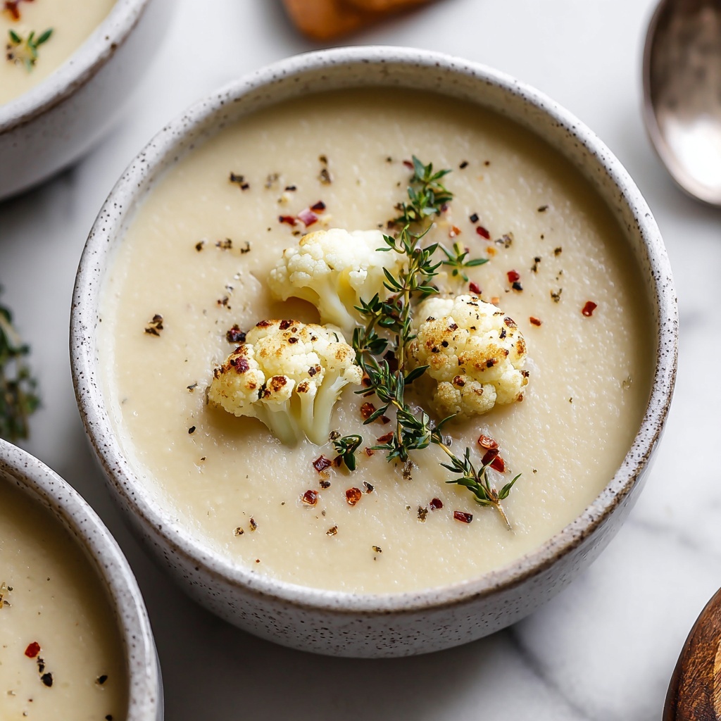 Vegan Cauliflower Soup Recipe - Recipe Image