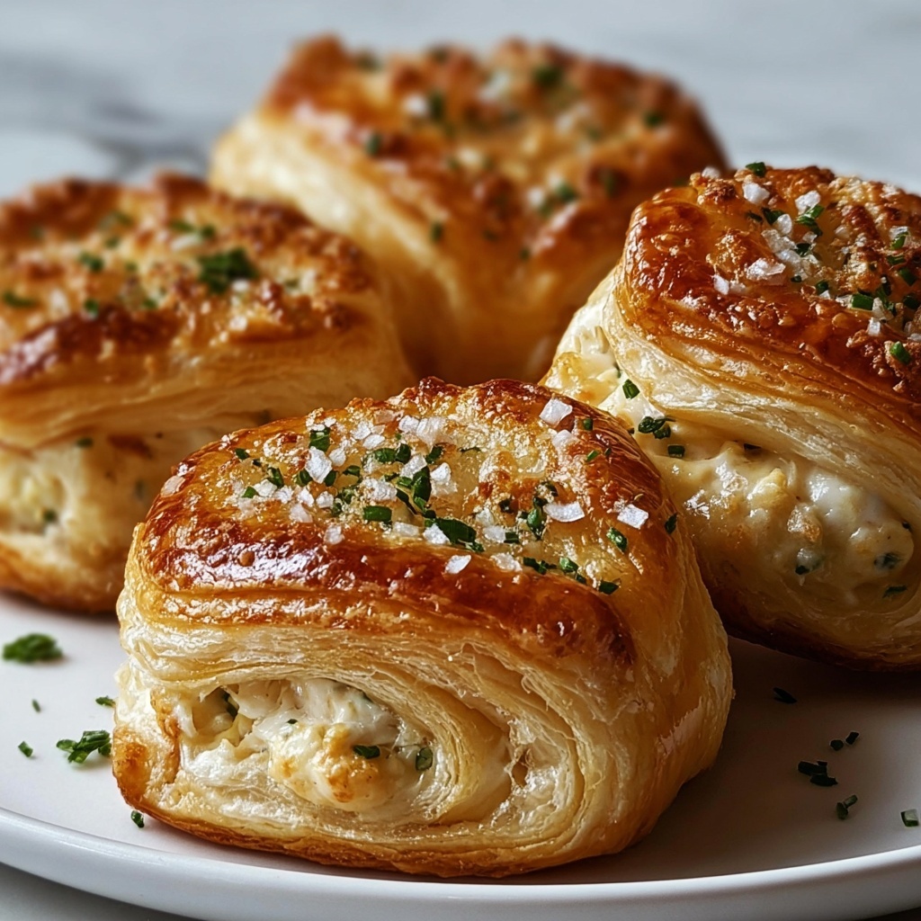 Chicken Alfredo Crescents Recipe - Recipe Image