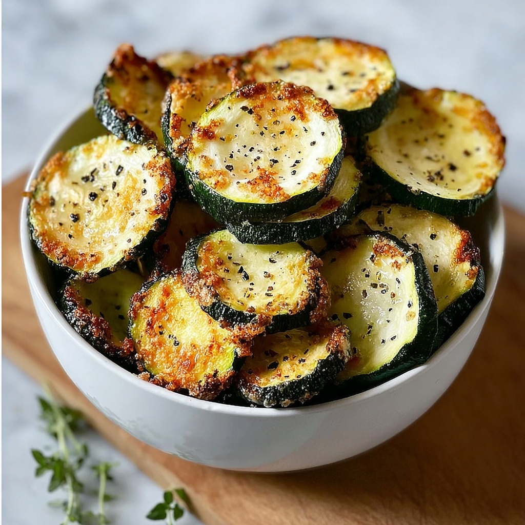 Zucchini Chips in Air Fryer Recipe - Recipe Image
