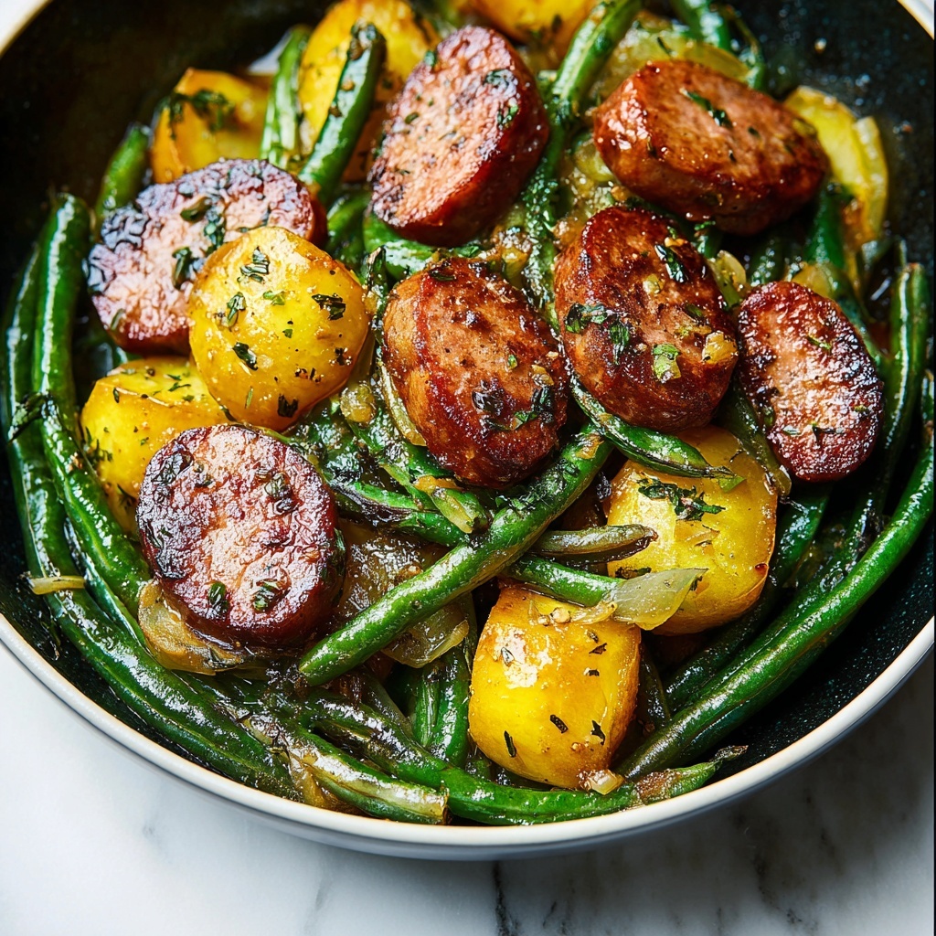 Air Fryer Sausage with Vegetables Recipe - Recipe Image