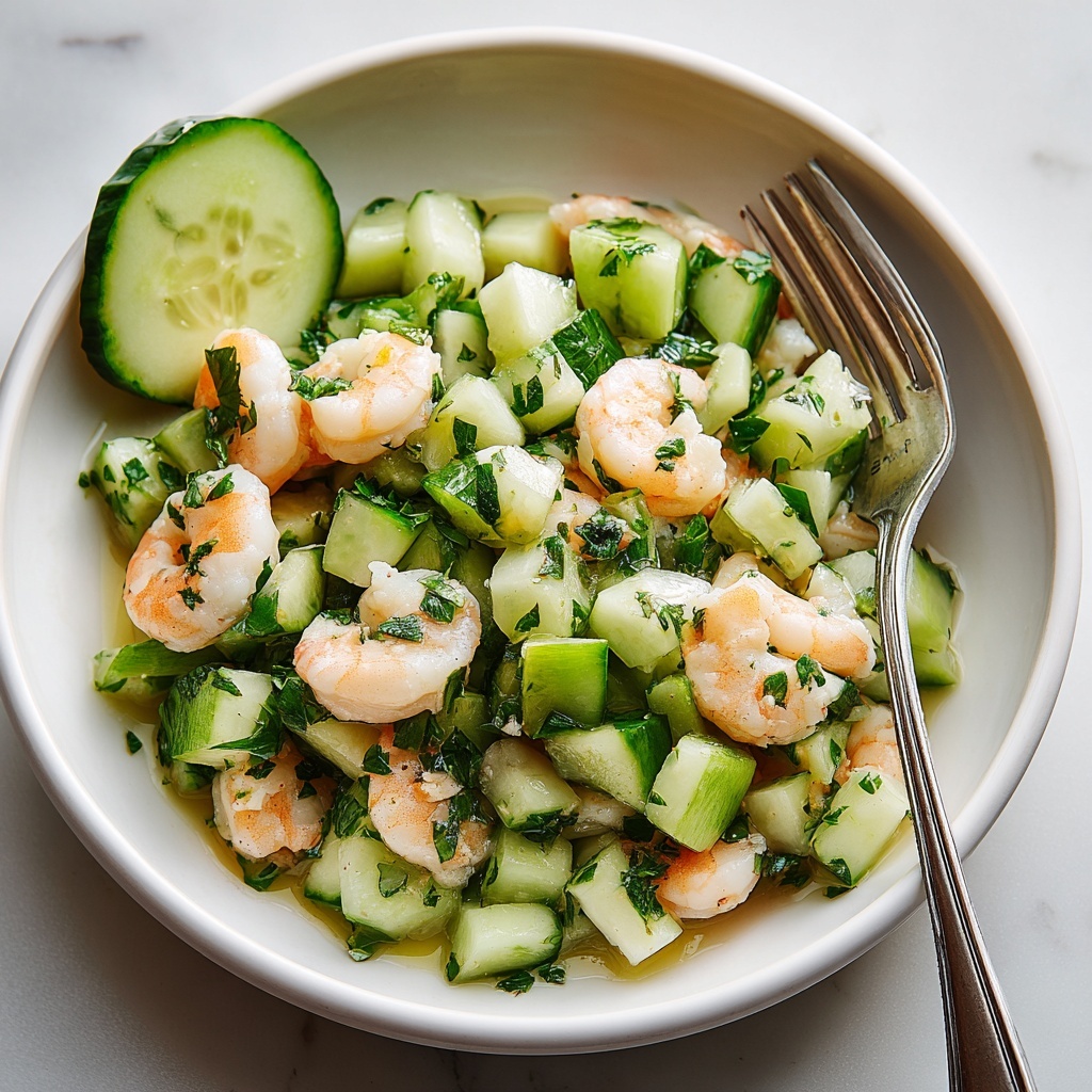 Cucumber Shrimp Salad Recipe - Recipe Image