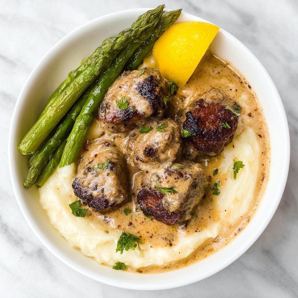 Garlic Butter Steak Bites with Parmesan Cream Sauce Recipe - Recipe Image