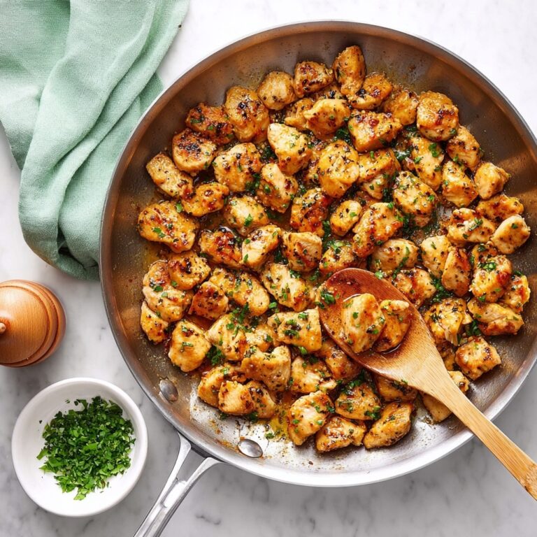 Garlic Basil Chicken Bites Recipe