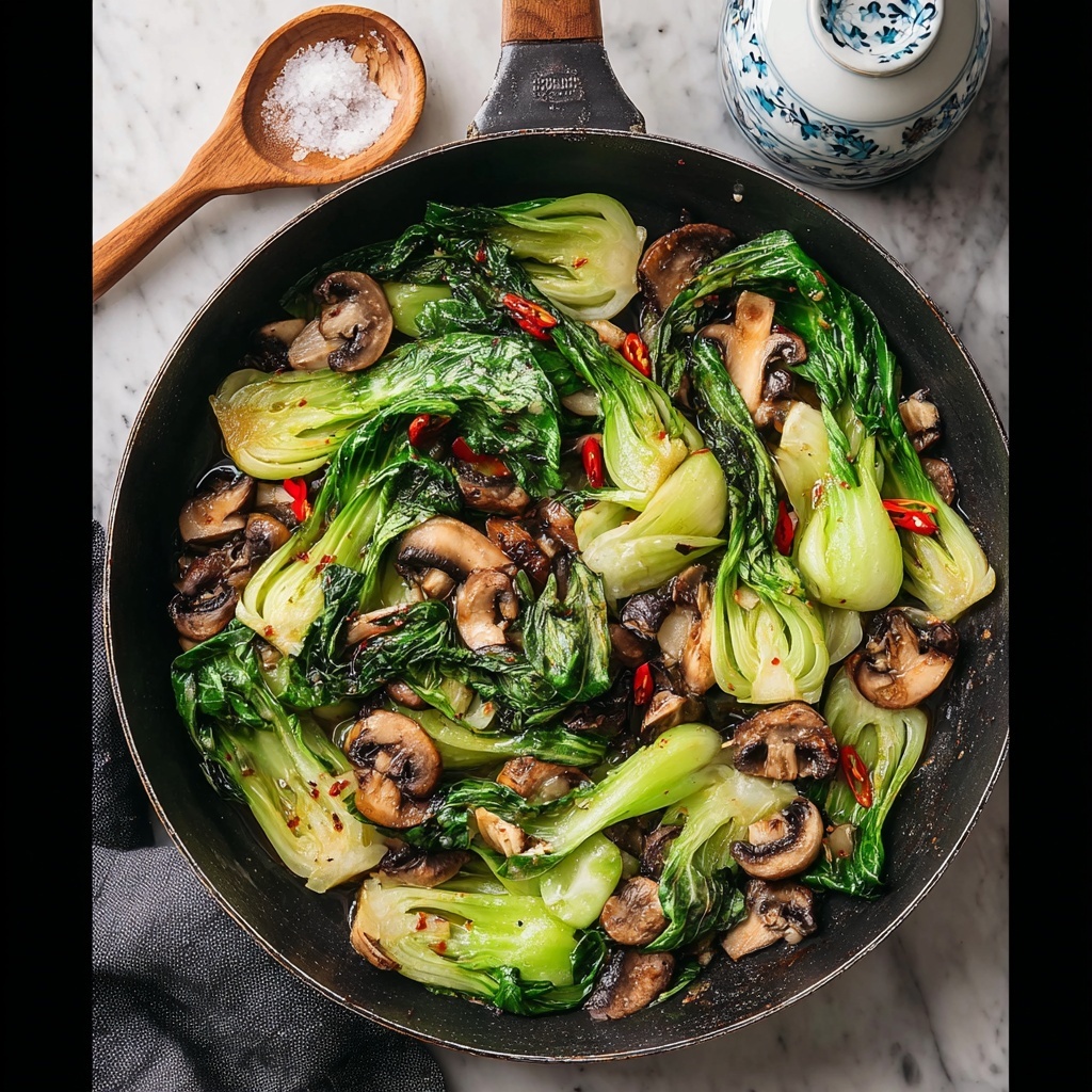 Bok Choy and Mushroom Stir Fry Recipe - Recipe Image