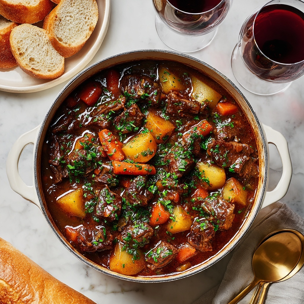 Easy Beef Bourguignon Recipe - Recipe Image