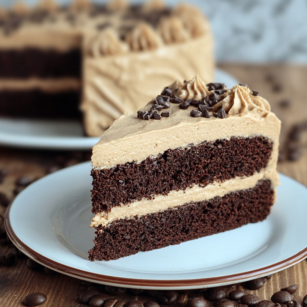 Coffee Chocolate Cake Recipe - Recipe Image