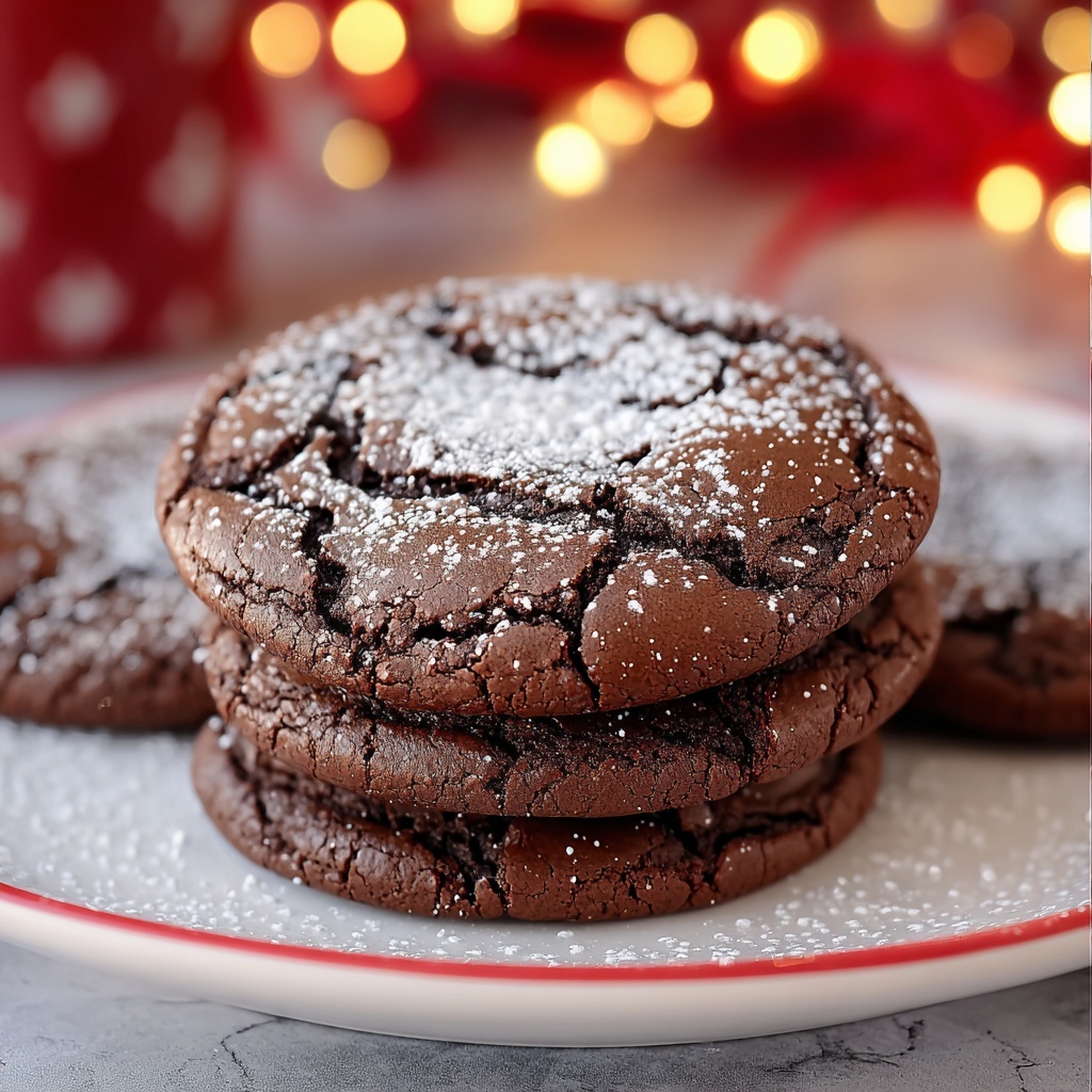 Soft Chocolate Sugar Cookies Recipe - Recipe Image