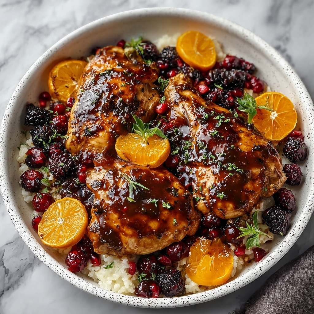 Cranberry Orange Chicken Recipe - Recipe Image