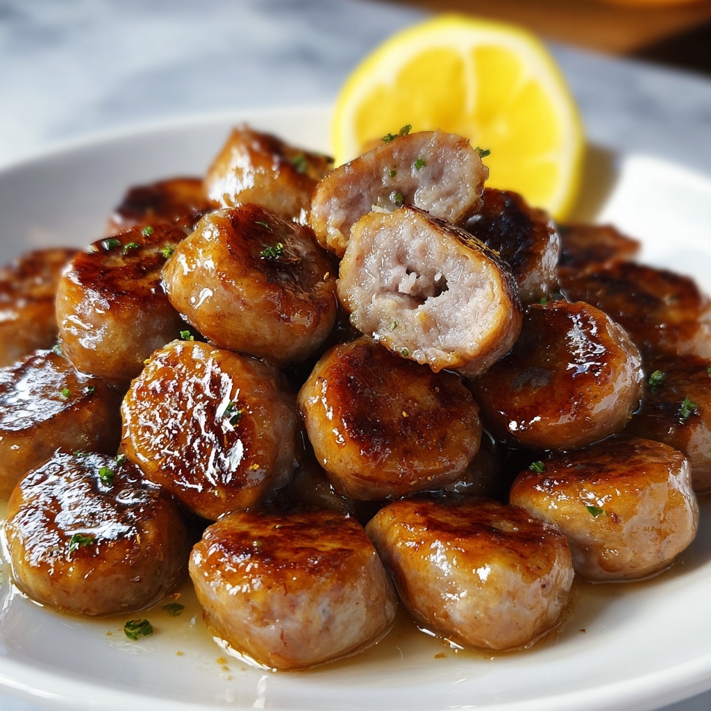 Beef Sausage Pancake Bites Recipe - Recipe Image