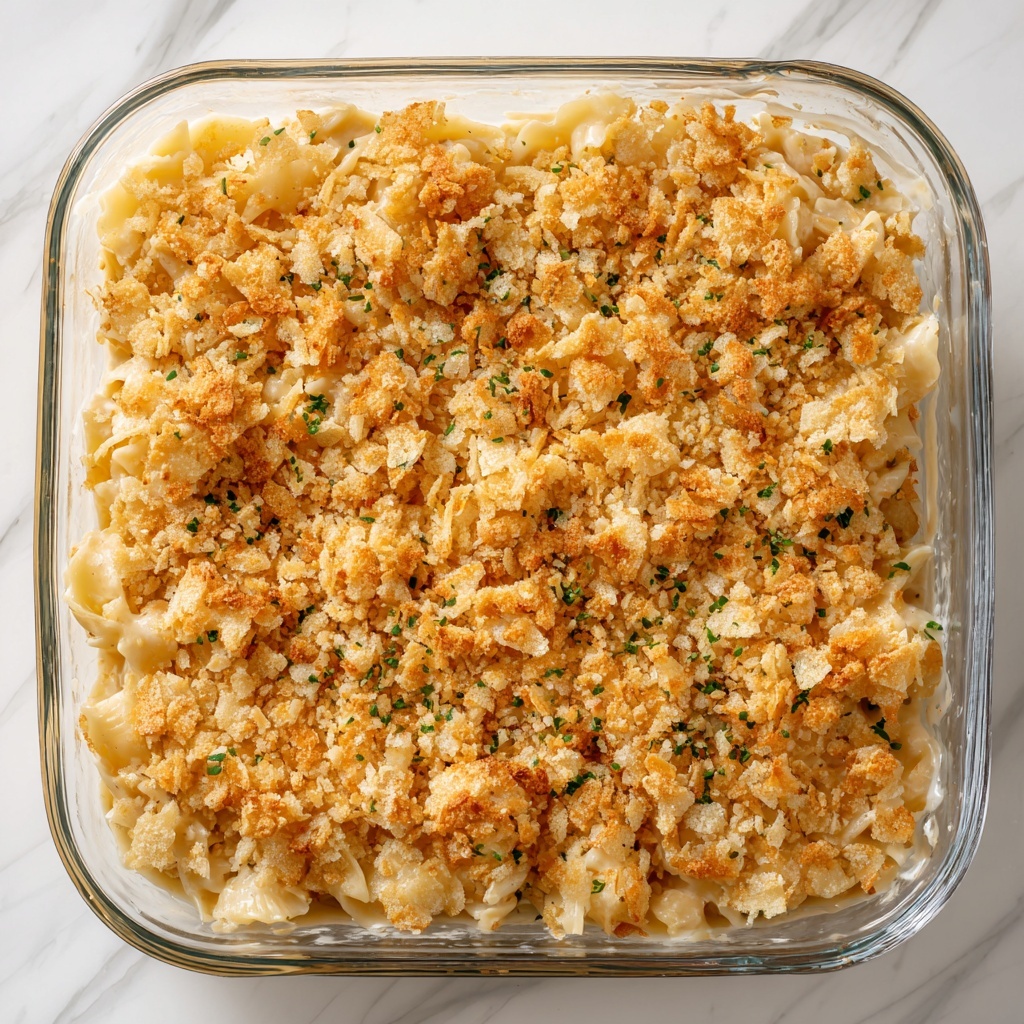 Old School Chicken Noodle Casserole Recipe - Recipe Image