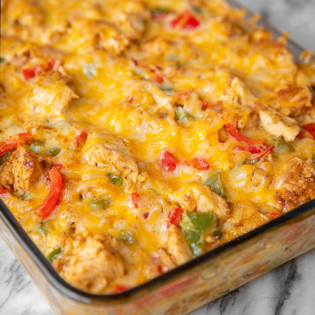 Chicken Fajita Rice-A-Roni Casserole Recipe - Recipe Image