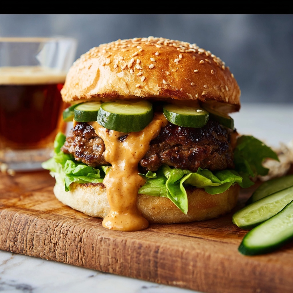 Guinness Burgers Recipe - Recipe Image