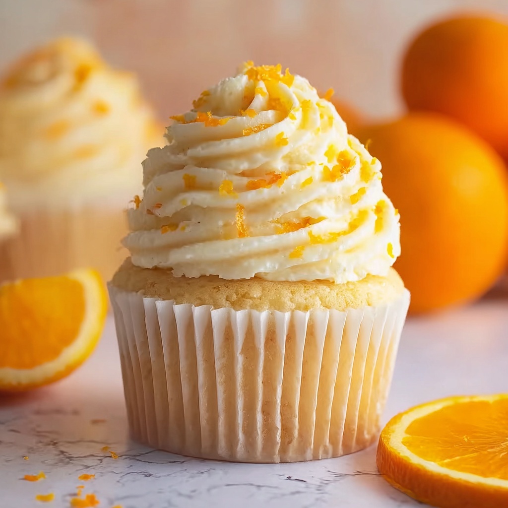 Orange Creamsicle Cupcakes Recipe - Recipe Image