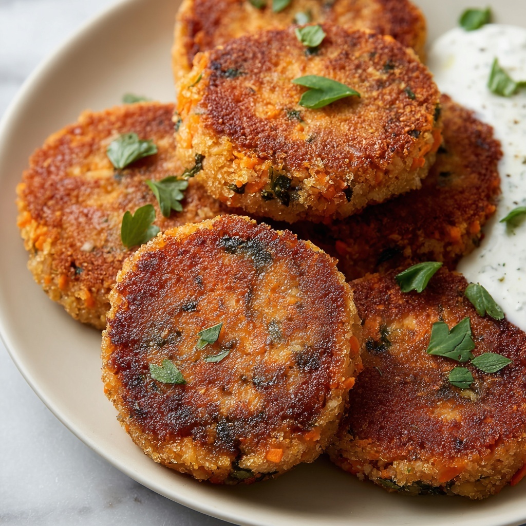 Crispy Salmon Patties with Herbs and Spices Recipe - Recipe Image