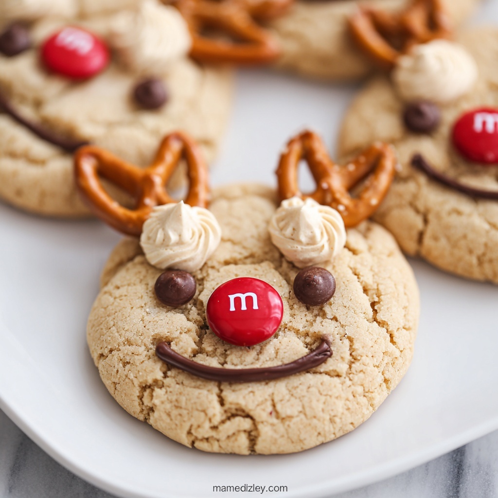 Rudolph Peanut Butter Cookies Recipe - Recipe Image
